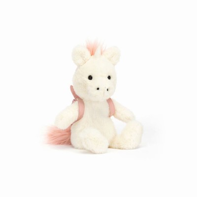 Jellycat Backpack Unicorn Australia | 958346FRY